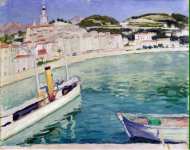 Marquet Albert Harbour at Menton  - Hermitage